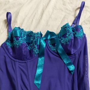 Fredericks of Hollywood purple bustier